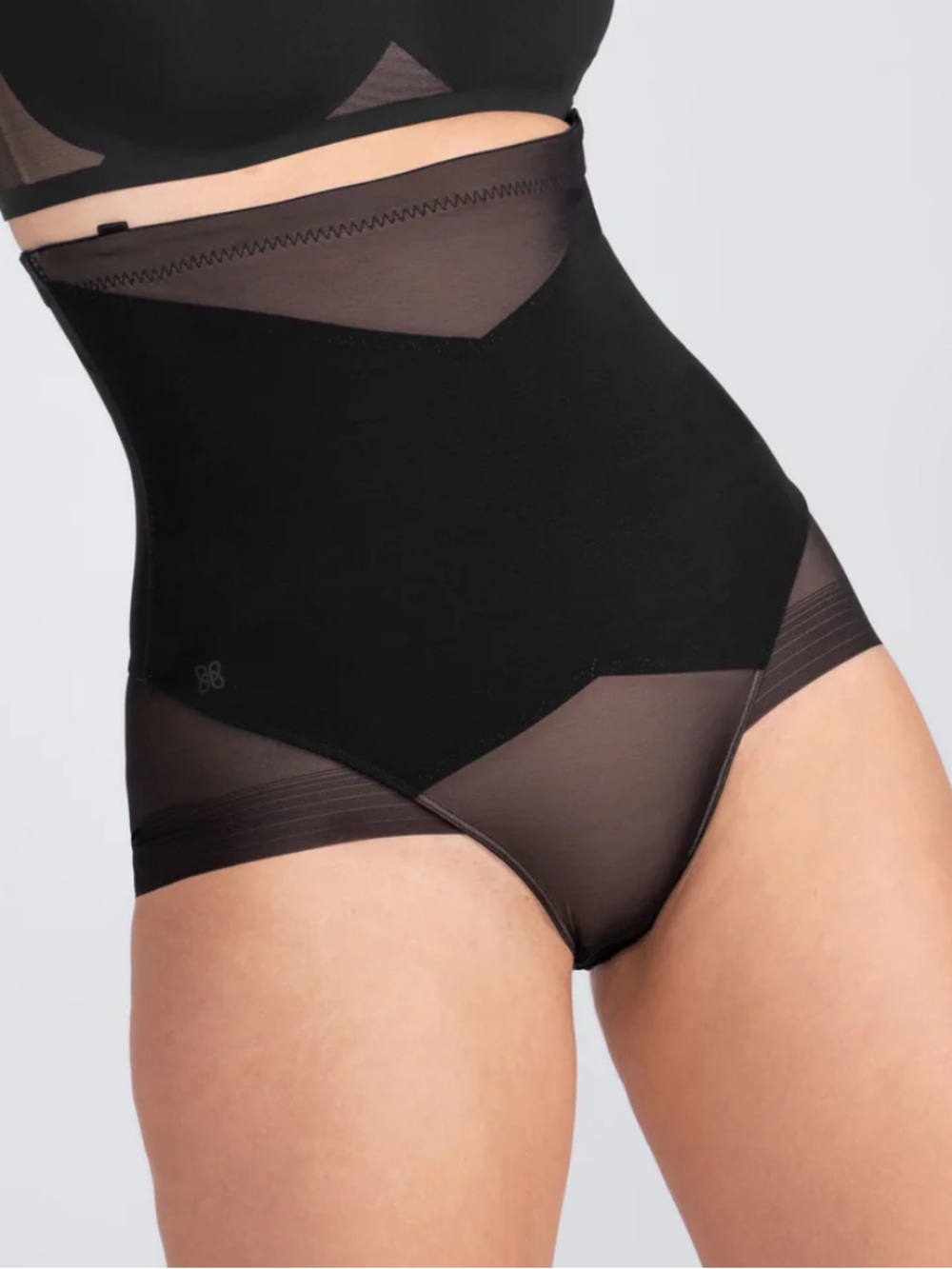 Honey love superpower brief runway black tan shapewear